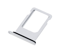 Sim Tray Compatible For iPhone 8 Plus (Silver)