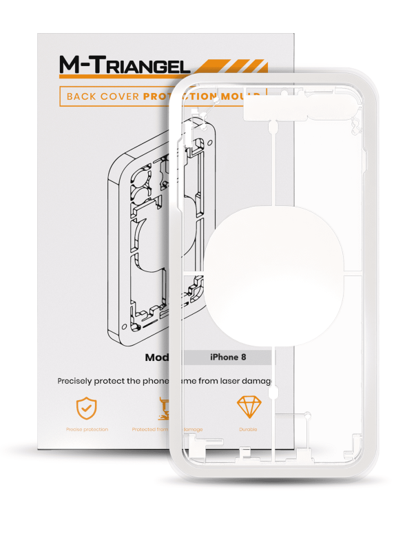 Laser Machine Protection Mold Compatible For iPhone 8 (M-Triangel)