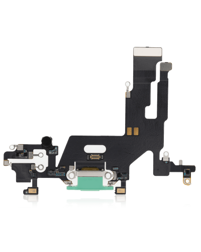 Charging Port Flex Cable Compatible For iPhone 11 (Premium) (Green)