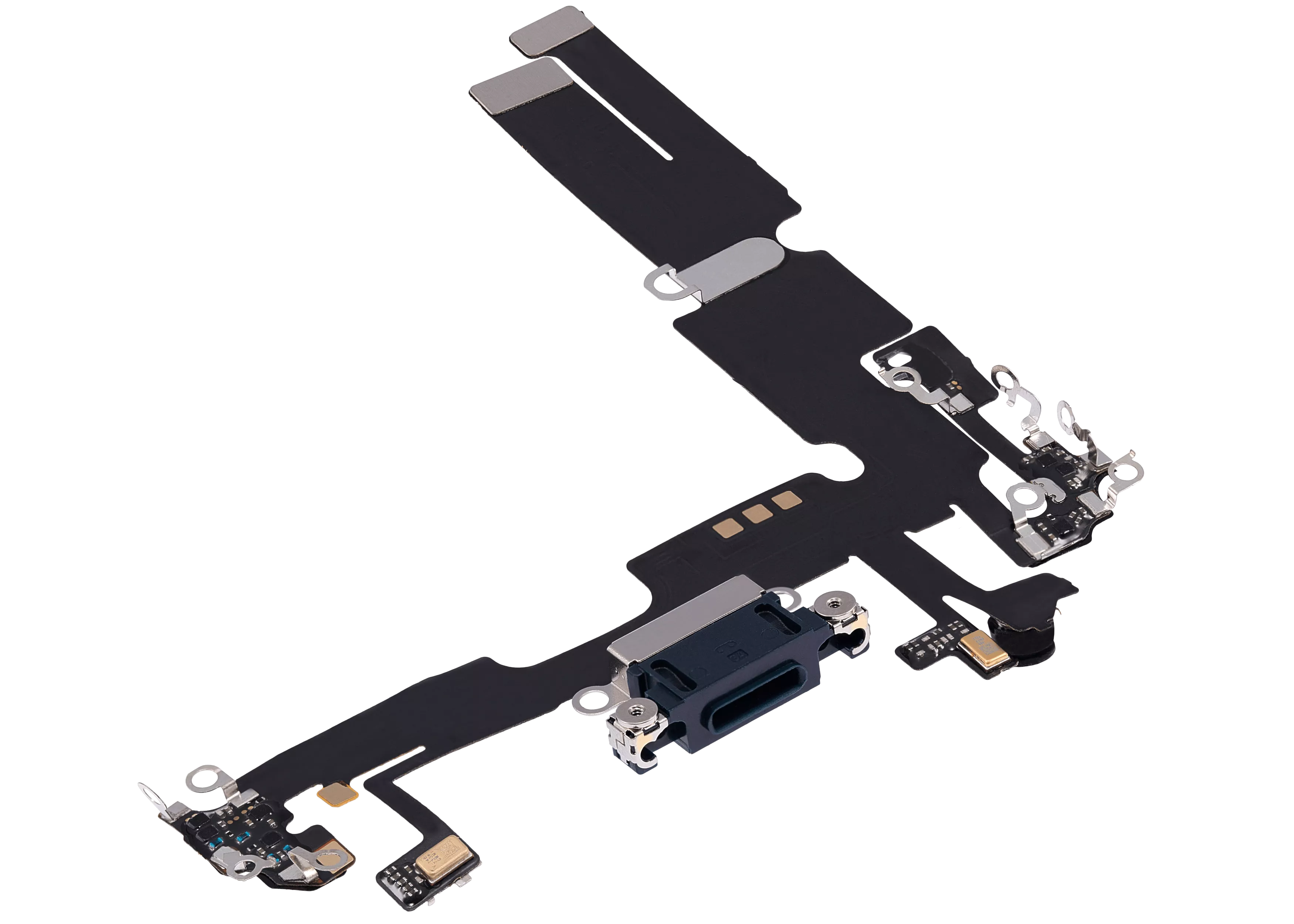Charging Port Flex Cable Compatible For iPhone 14 Plus (Aftermarket Plus) (Midnight)
