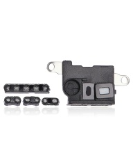 Loudspeaker / Mic Mesh Compatible For iPhone 11 Pro Max (Black) (10 Pack)