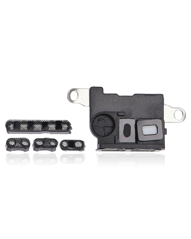Loudspeaker / Mic Mesh Compatible For iPhone 11 Pro Max (Black) (10 Pack)