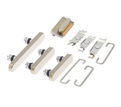 Hard Buttons (Power / Volume / Switch) Compatible For iPhone 13 Pro / 13 Pro Max (Gold)