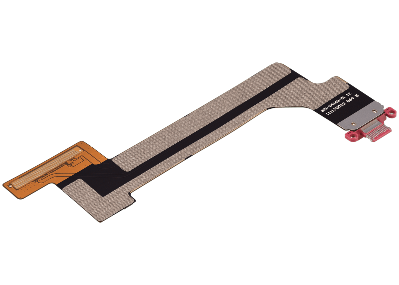 Charging Port Flex Cable Compatible For iPad 10 (2022) (4G Version) (Aftermarket Plus) (Pink)