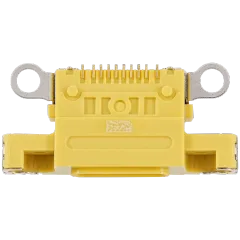 Charging Port Only Compatible For iPhone 14 / 14 Plus (Yellow) (10 Pack)