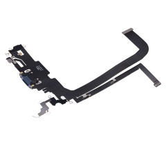 Charging Port Flex Cable Compatible For iPhone 13 Pro Max (Used OEM Pull) (Sierra Blue)