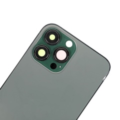 Back Housing W/ Small Components Pre-Installed Compatible For iPhone 13 Pro Max (US Version) (Used OEM Pull: Grade A) (Alpine Green)