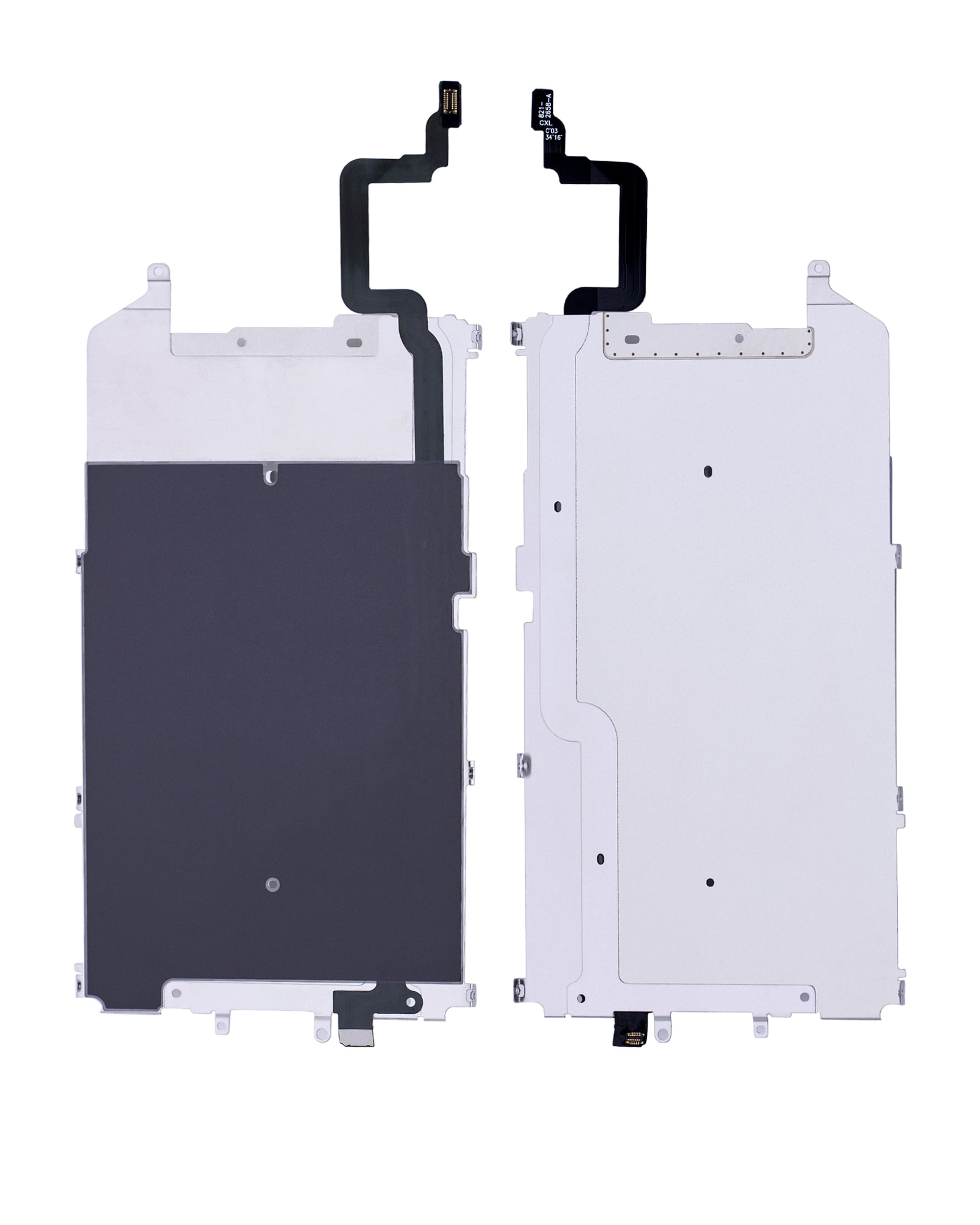 Home Button Extension Flex With LCD Steel Plate Compatible For iPhone 6 Plus
