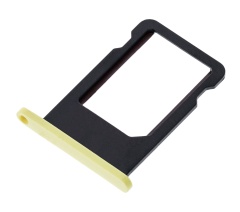 Sim Tray Compatible For iPhone 5C (Yellow)