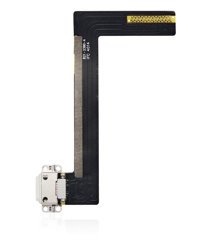 Charging Port Flex Cable Compatible For iPad Air 2 (Aftermarket Plus) (White)