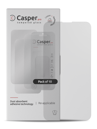 Casper Pro Tempered Glass Compatible For iPhone 13 Pro Max / 14 Plus (10 Pack) (Matte)