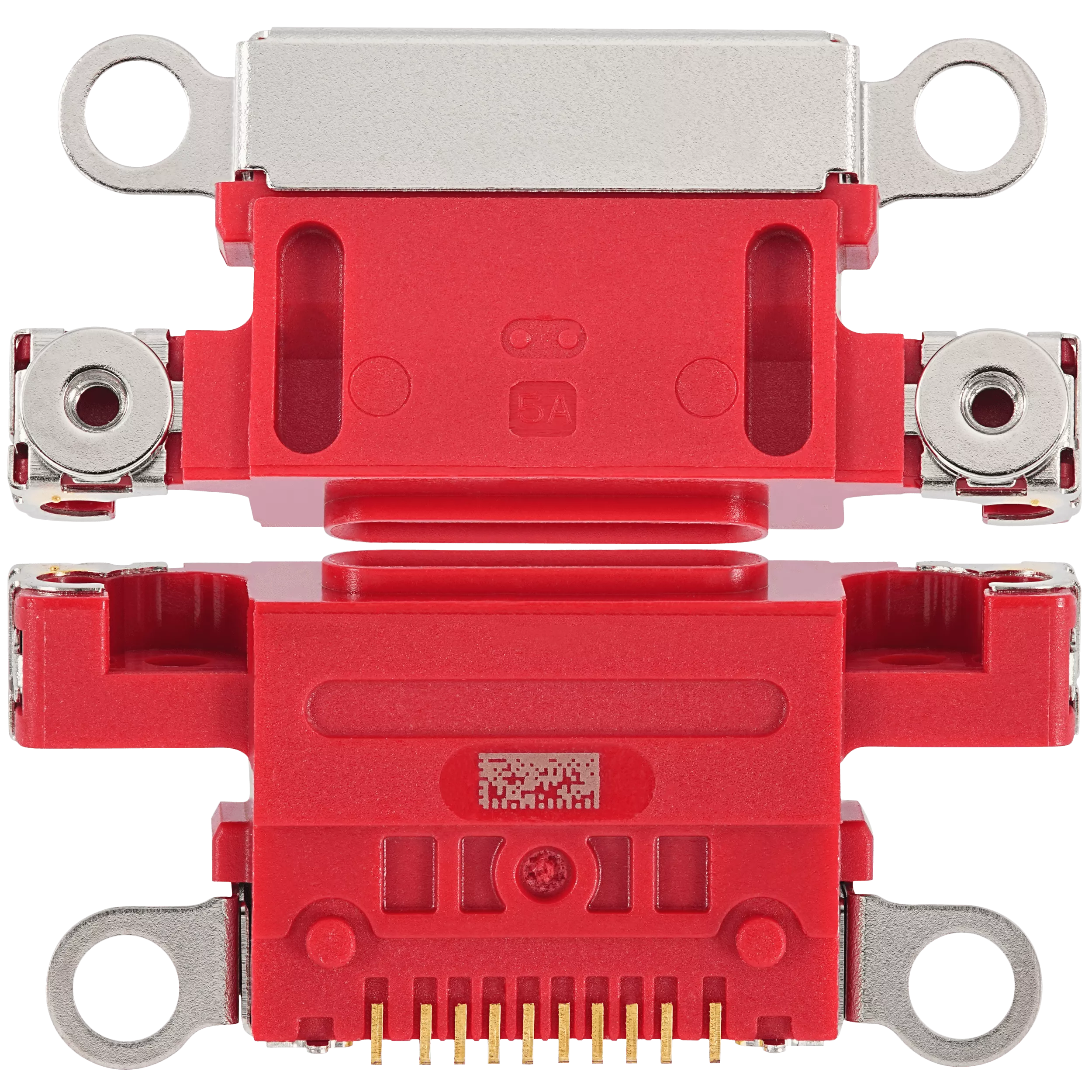 Charging Port Only Compatible For iPhone 14 / 14 Plus (Red) (10 Pack)