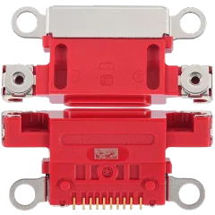 Charging Port Only Compatible For iPhone 14 / 14 Plus (Red) (10 Pack)
