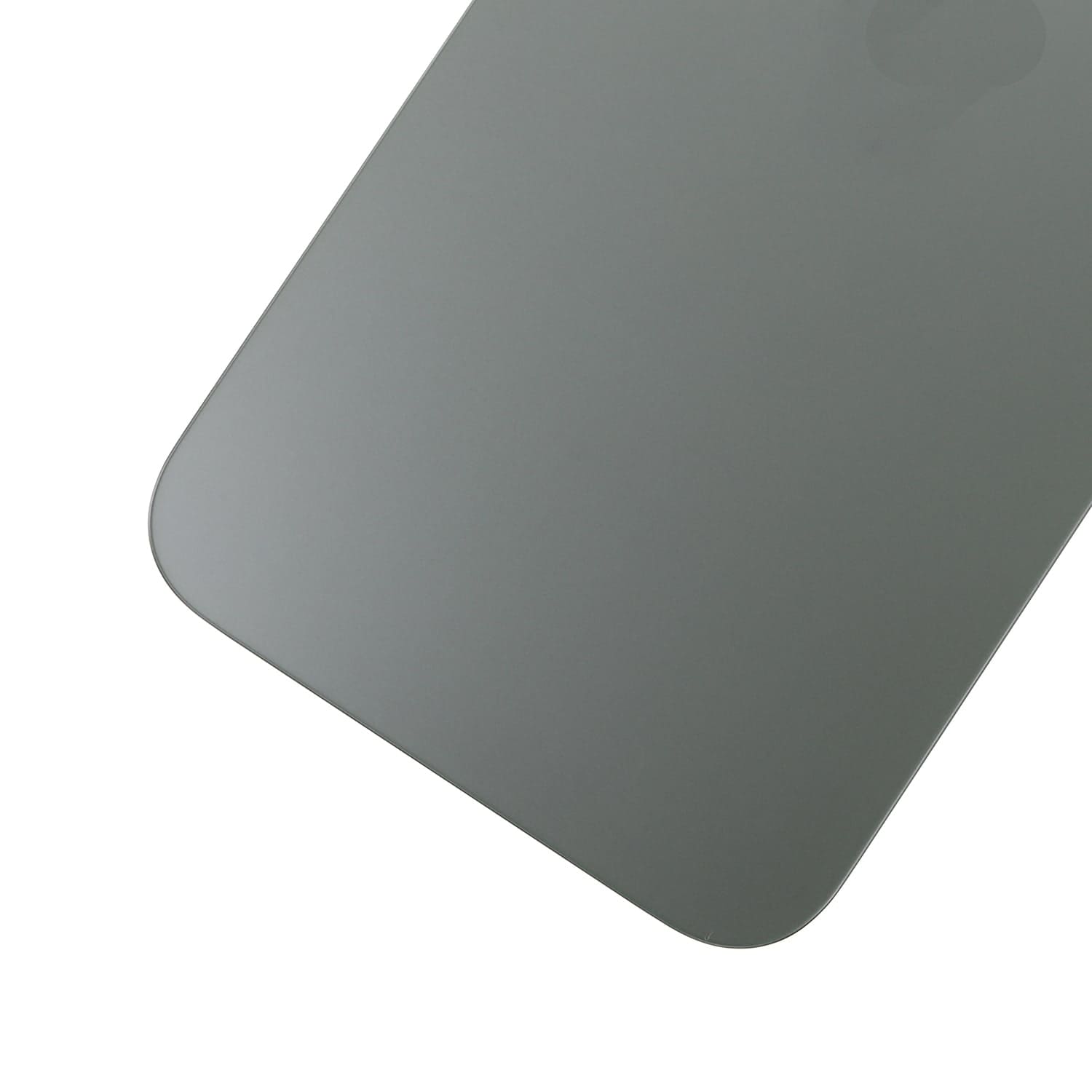 Back Glass With 3M Adhesive Compatible For iPhone 13 Pro Max (No Logo / Large Camera Hole) (Alpine Green)