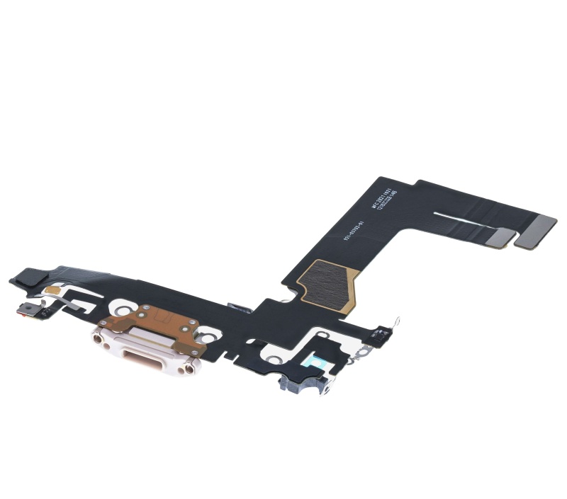 Charging Port Flex Cable Compatible For iPhone 13 Mini (Premium) (Pink)