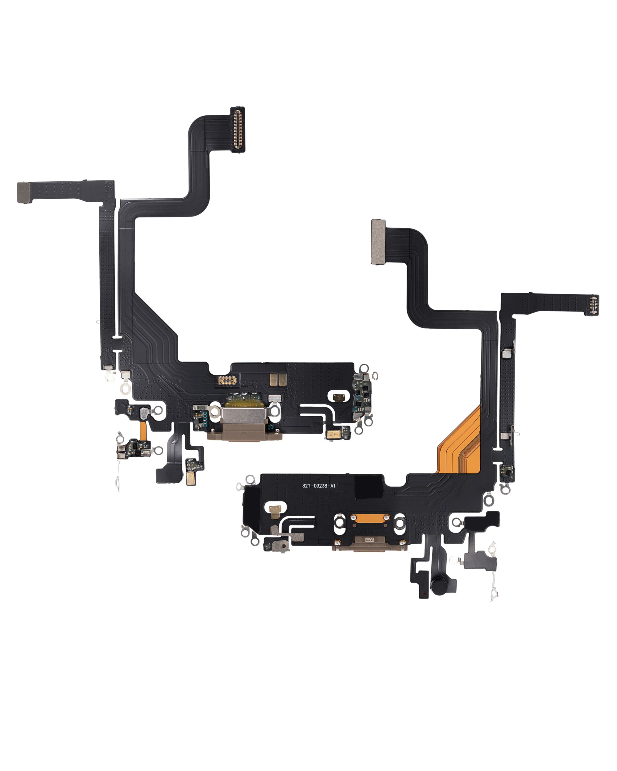 Charging Port Flex Cable Compatible For iPhone 13 Pro (Aftermarket Plus) (Gold)