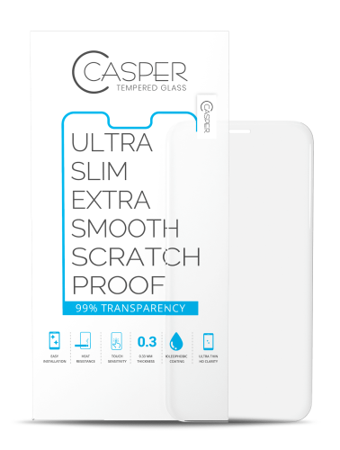 Casper Tempered Glass Compatible For iPhone 12 Mini (100 Pack) (Clear)