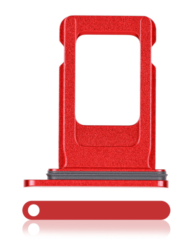 Single Sim Card Tray Compatible For iPhone 11 (Red)
