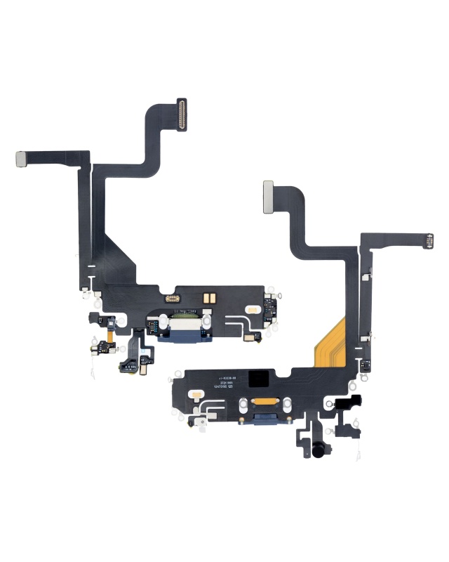 Charging Port Flex Cable Compatible For iPhone 13 Pro (Premium) (Sierra Blue)