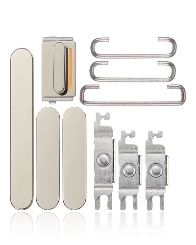 Hard Buttons (Power / Volume / Switch) Compatible For iPhone 14 Pro / 14 Pro Max (Gold)