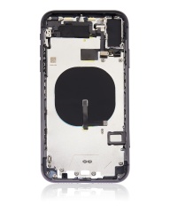 Back Housing W/ Small Components Pre-Installed (Without Back Cover) Compatible For iPhone 11 (Black)