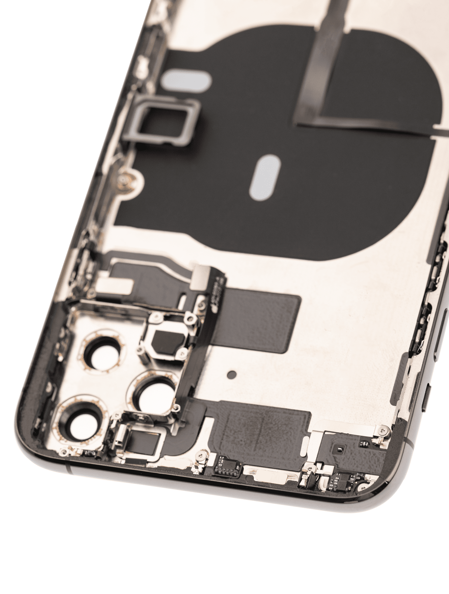 Back Housing W/ Small Components Pre-Installed Compatible For iPhone 11 Pro Max (Used OEM Pull: Grade C) (Space Gray)