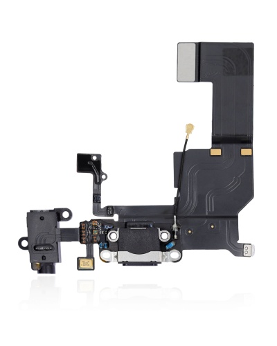 Charging Port Flex Cable Compatible For iPhone 5C (Black)