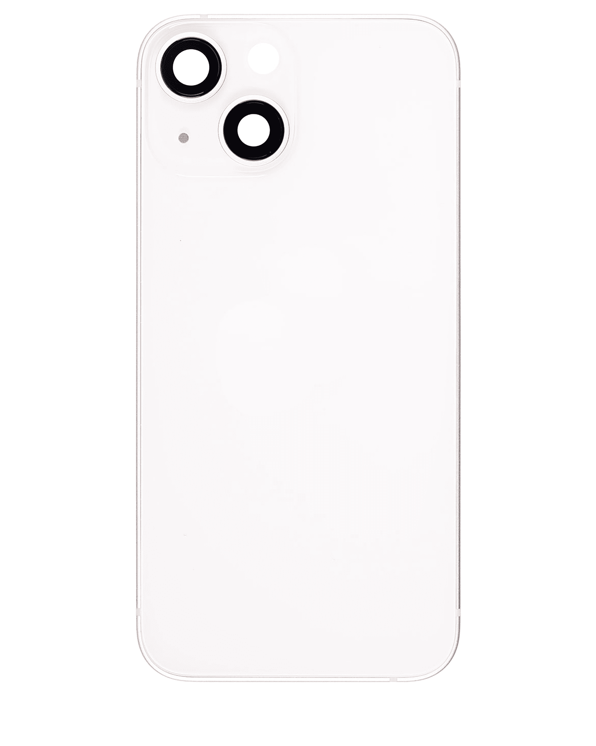 Back Housing W/ Small Components Pre-Installed Compatible For iPhone 13 Mini (US Version) (Used OEM Pull: Grade C) (Starlight)