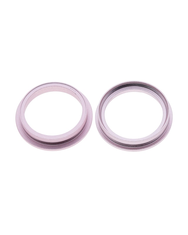 Back Camera Bezel Ring Only Compatible For iPhone 13 / 13 Mini (Pink) (2 Piece Set)