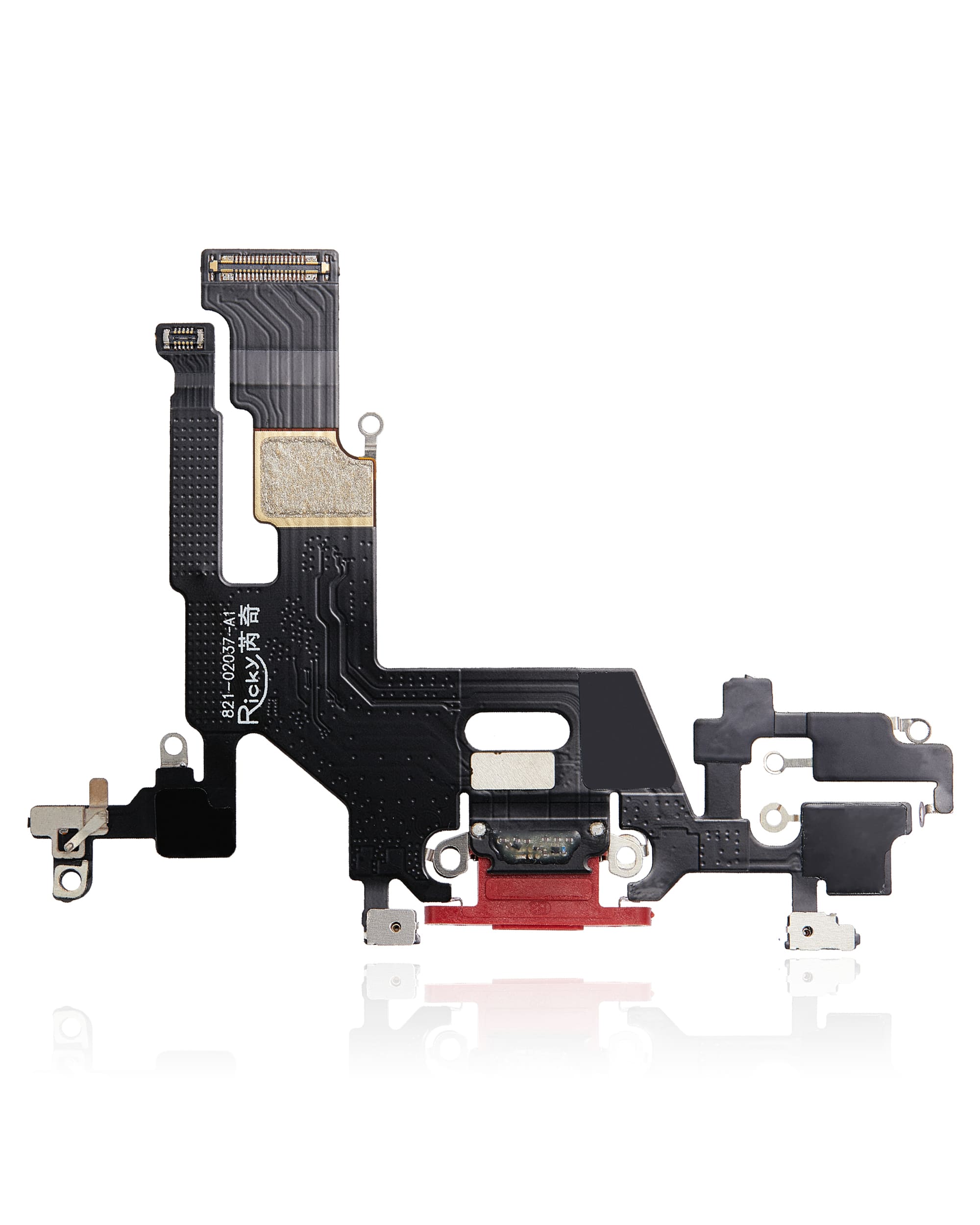 Charging Port Flex Cable Compatible For iPhone 11 (Aftermarket Plus) (Red)