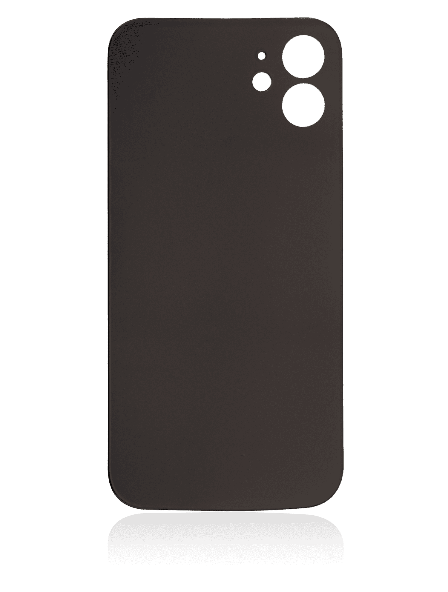 Back Glass With 3M Adhesive Compatible For iPhone 12 (No Logo / Large Camera Hole) (Green)