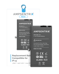 Replacement Battery Compatible For iPhone 13 (AmpSentrix Basic)
