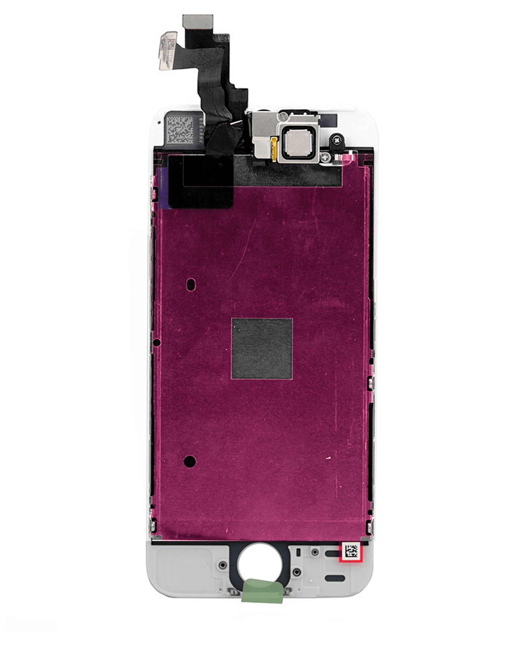 Complete LCD Assembly Compatible For iPhone 5S / SE (2016) (With Front Camera: Prox Sensor & Ear Speaker) (Aftermarket Plus: Tianma) (White)