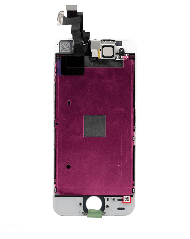 Complete LCD Assembly Compatible For iPhone 5S / SE (2016) (With Front Camera: Prox Sensor & Ear Speaker) (Aftermarket Plus: Tianma) (White)