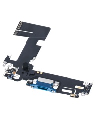 Charging Port Flex Cable Compatible For iPhone 13 (Premium) (Blue)
