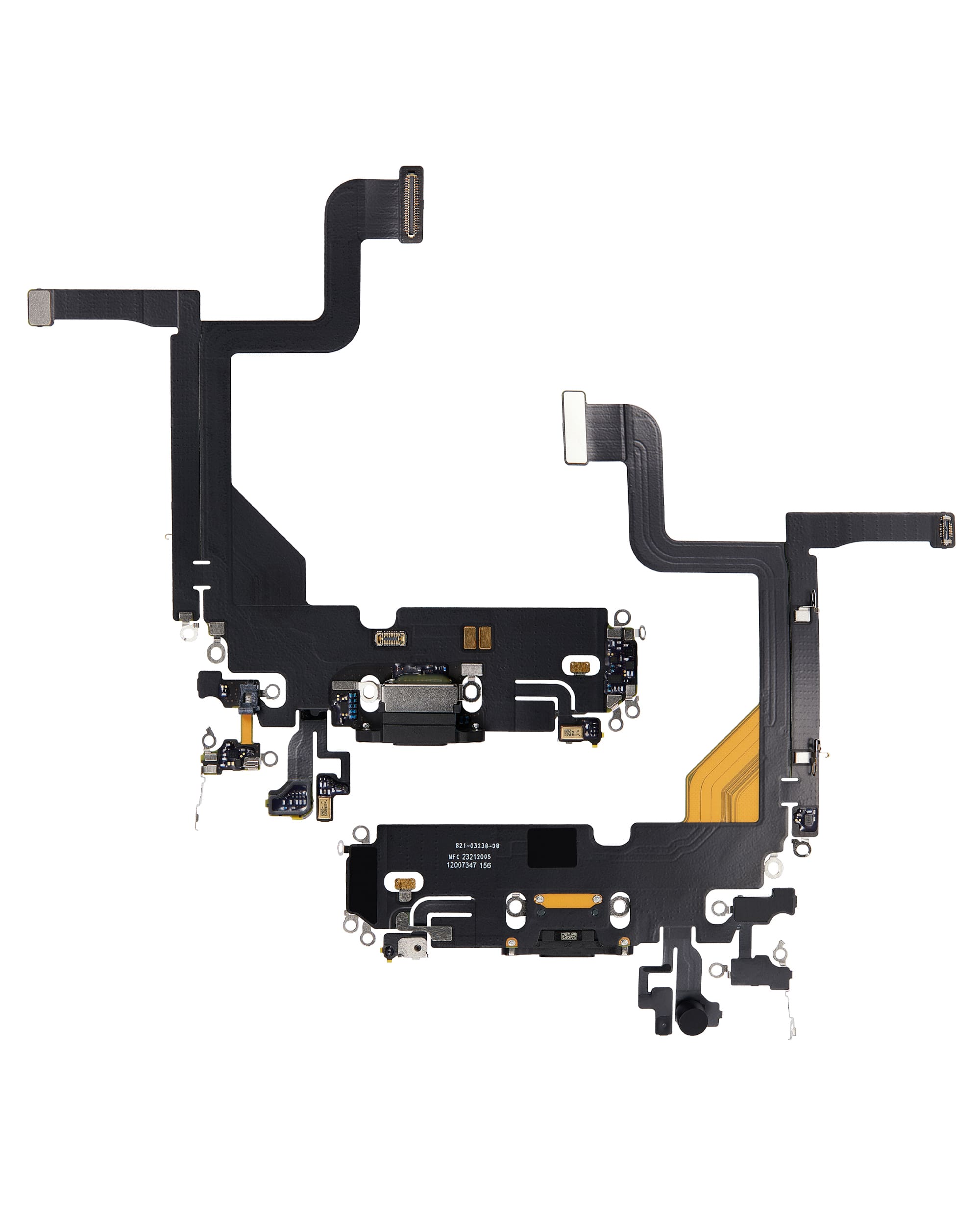 Charging Port Flex Cable Compatible For iPhone 13 Pro (Used OEM Pull) (Graphite)