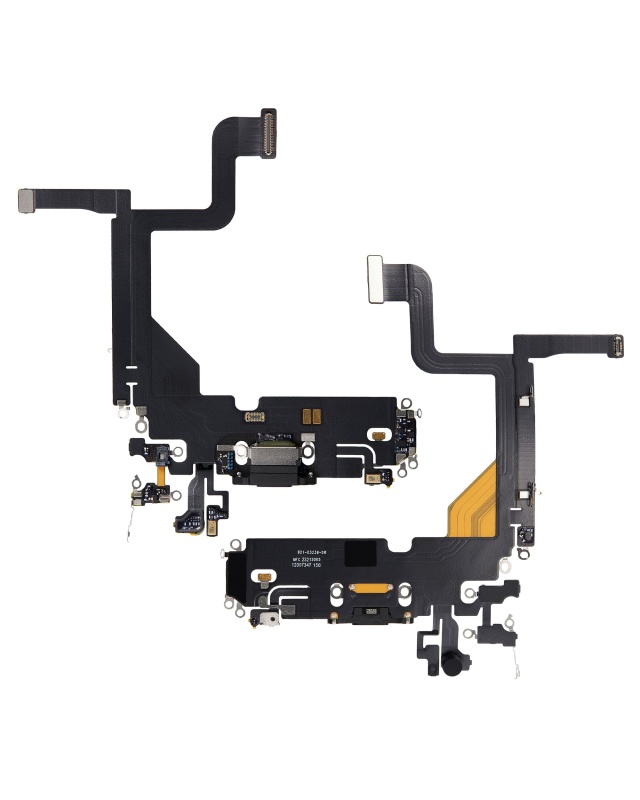 Charging Port Flex Cable Compatible For iPhone 13 Pro (Used OEM Pull) (Graphite)
