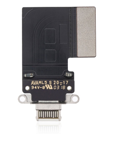 Charging Port Flex Cable Compatible For iPad Pro 12.9" 3rd Gen (2018) / 4th Gen (2020) / iPad Pro 11" 1st Gen (2018) / Pro 11" 2nd Gen (2020) (Premium) (White)