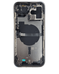 Back Housing W/ Small Components Pre-Installed Compatible For iPhone 13 Pro Max (US Version) (Used OEM Pull: Grade A) (Graphite)