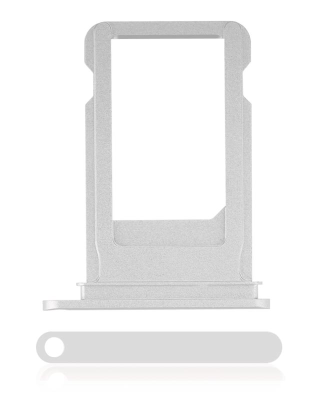 Sim Tray Compatible For iPhone 7 Plus (Silver)