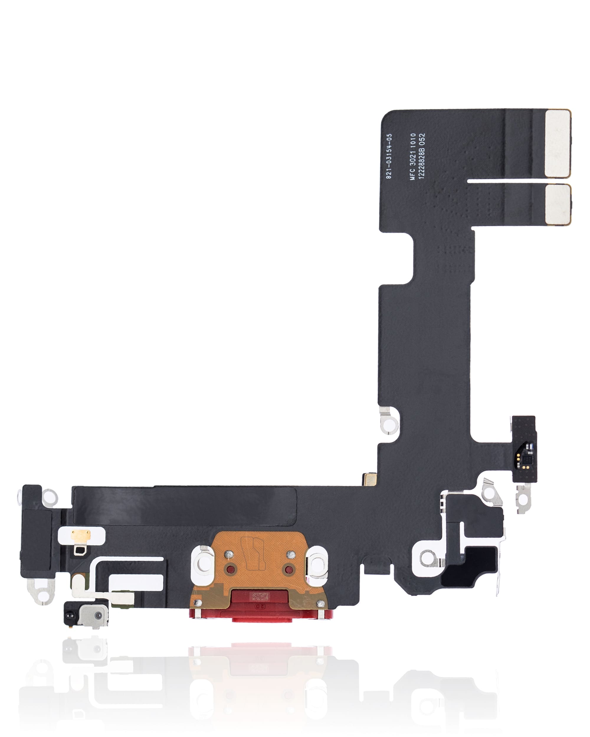 Charging Port Flex Cable Compatible For iPhone 13 (Premium) (Red)