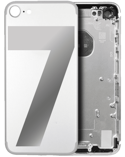 Back Housing Compatible For iPhone 7 (GENERIC) (Silver)