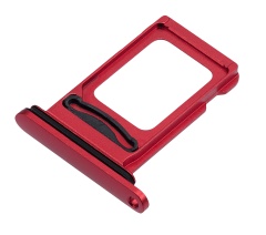 Dual Sim Card Tray Compatible For iPhone 11 (Red)