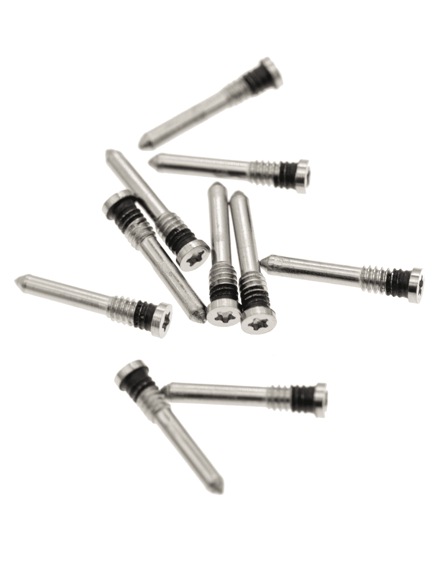 Bottom Screws Compatible For iPhone X To 12 / 12 Mini / 13 / 13 Mini / 14 Series (Silver / Yellow / Red) (100 Pack)