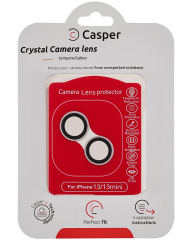 Casper Camera Lens Protector Compatible For iPhone 13 / 13 Mini (Pink) (Clear)