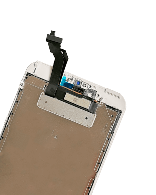 LCD Assembly With Steel Plate Compatible For iPhone 6S Plus (Aftermarket: AQ7) (White)