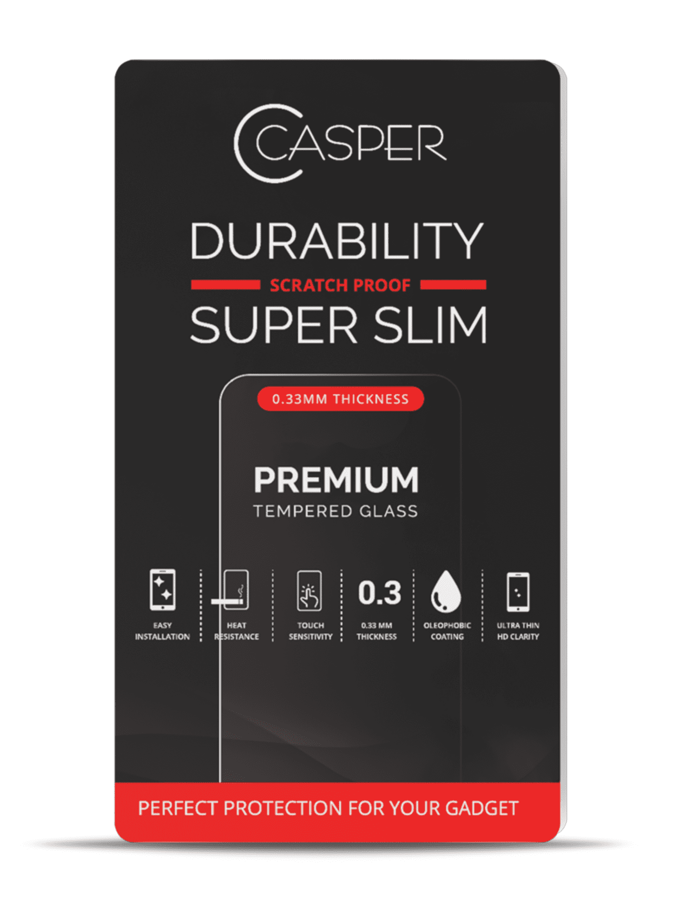 Casper Tempered Glass Compatible For iPhone 13 Mini (Retail Pack) (Matte)
