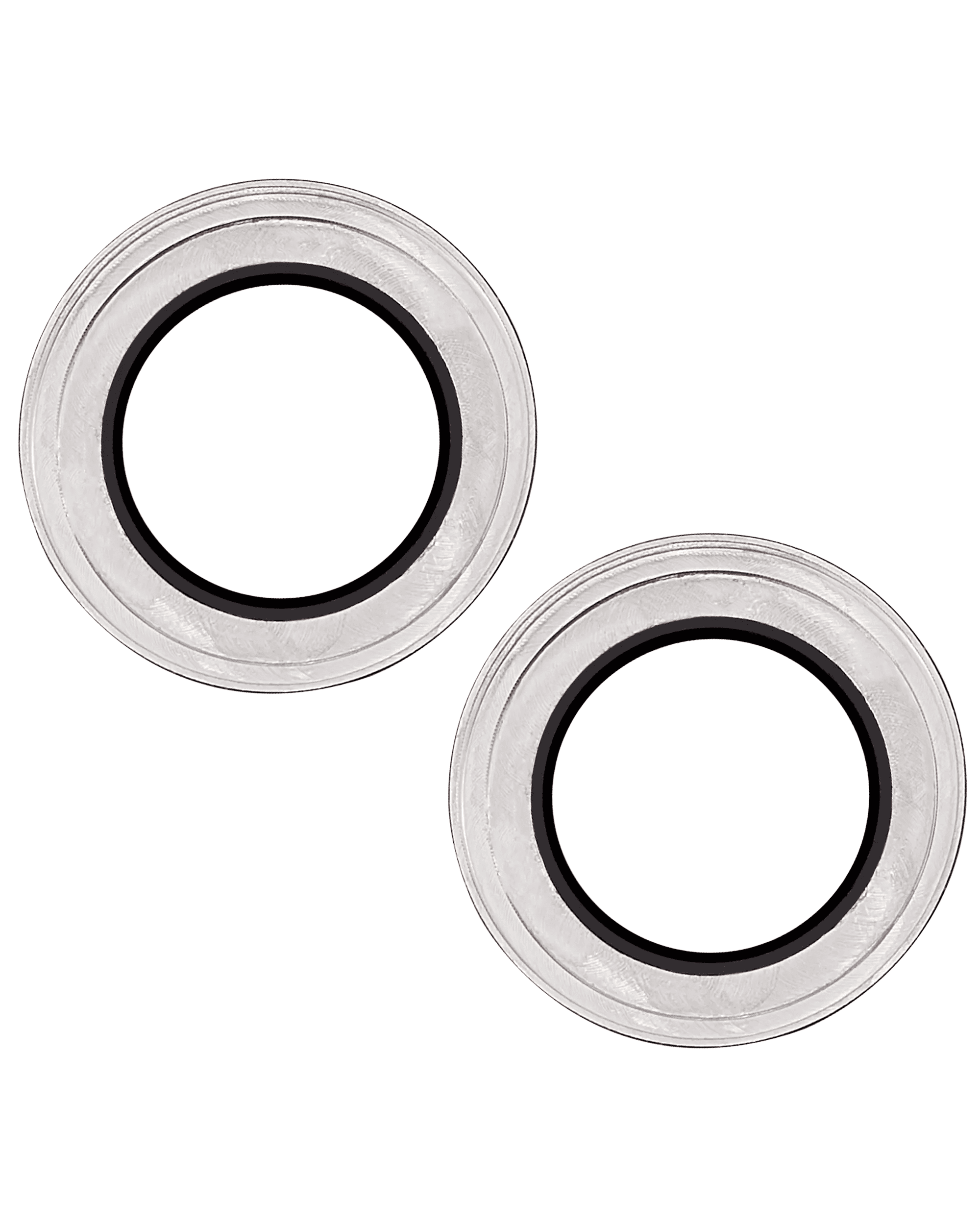 Casper Camera Lens Protector Compatible For iPhone 15 / 15 Plus (Black) (Clear)