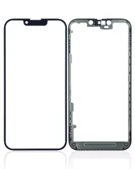 2 in 1 With Frame Included (Front Glass + OCA Pre-Installed) Compatible For iPhone 13 (OCA Master)