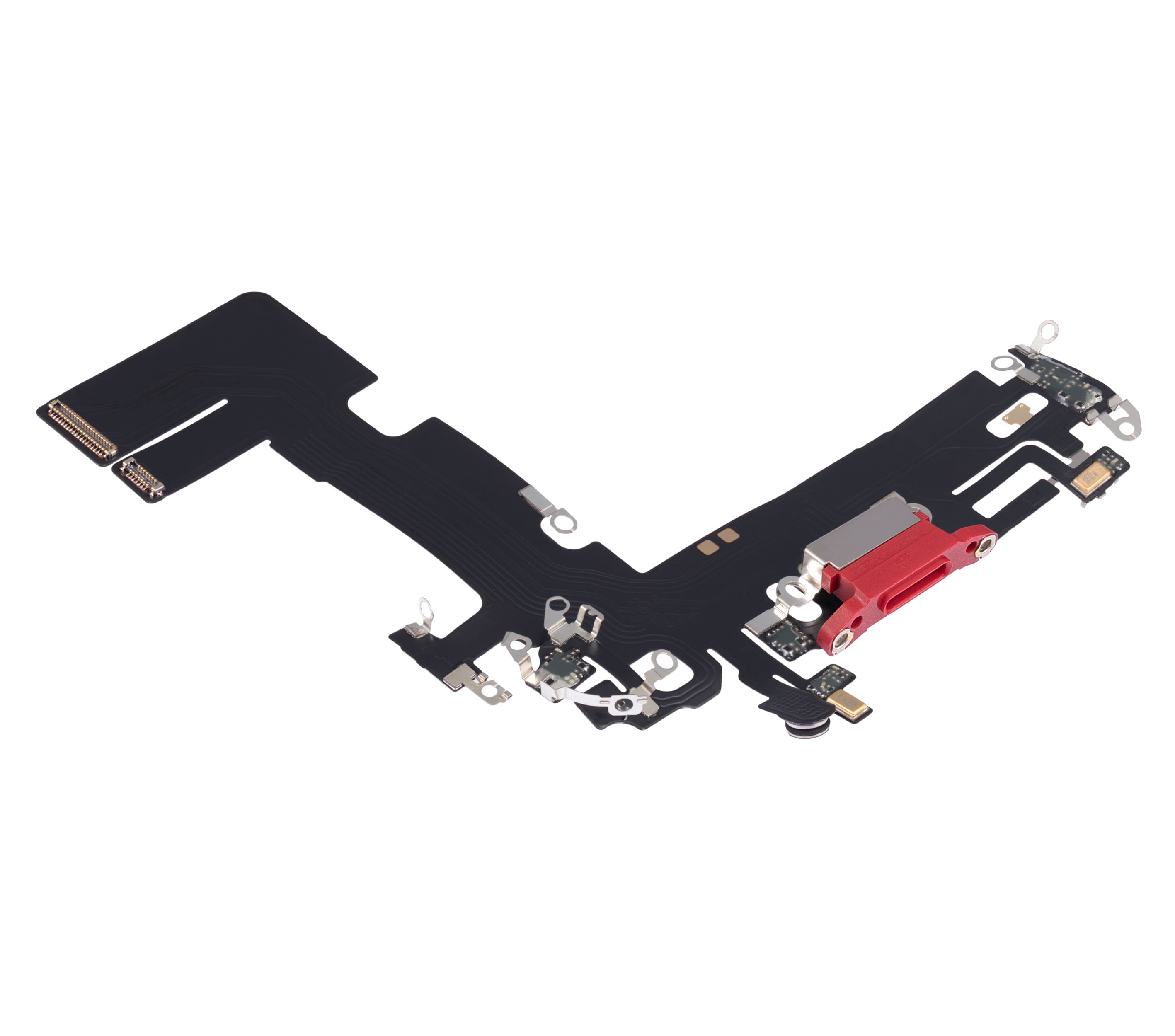 Charging Port Flex Cable Compatible For iPhone 13 (Aftermarket Plus) (Red)